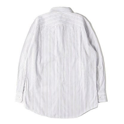 ジャガード ストライプ ローン ドレス シャツ (253116 613N) / コンバーチブルカフス LONDON MADE IN JAPAN