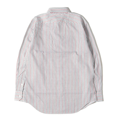 カフス裏 タータンチェック ストライプ ブロード ドレス シャツ (203110 D205) / コンバーチブルカフス LONDON MADE IN JAPAN