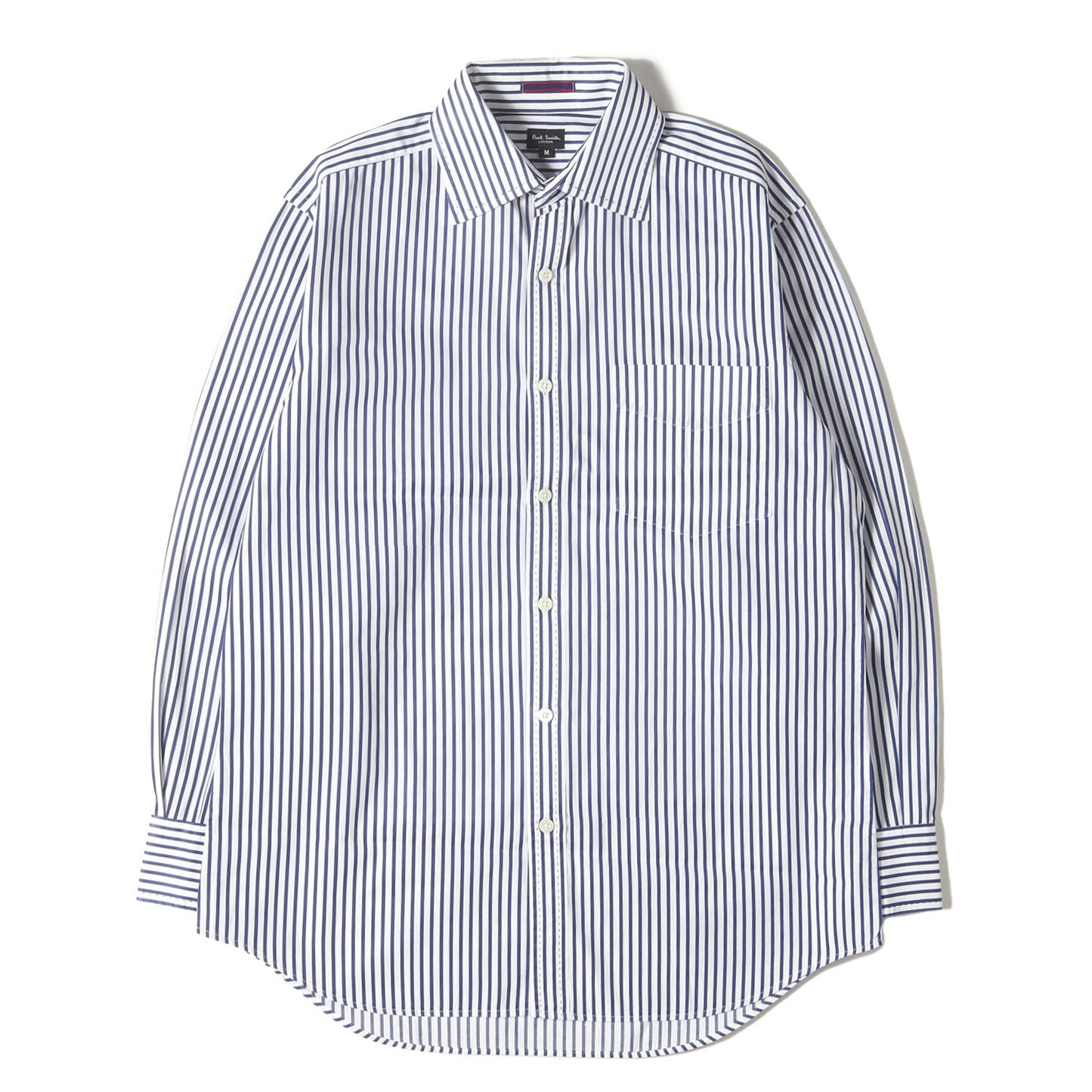 ストライプ ブロード ドレス シャツ (213114 A786E) / コンバーチブルカフス LONDON