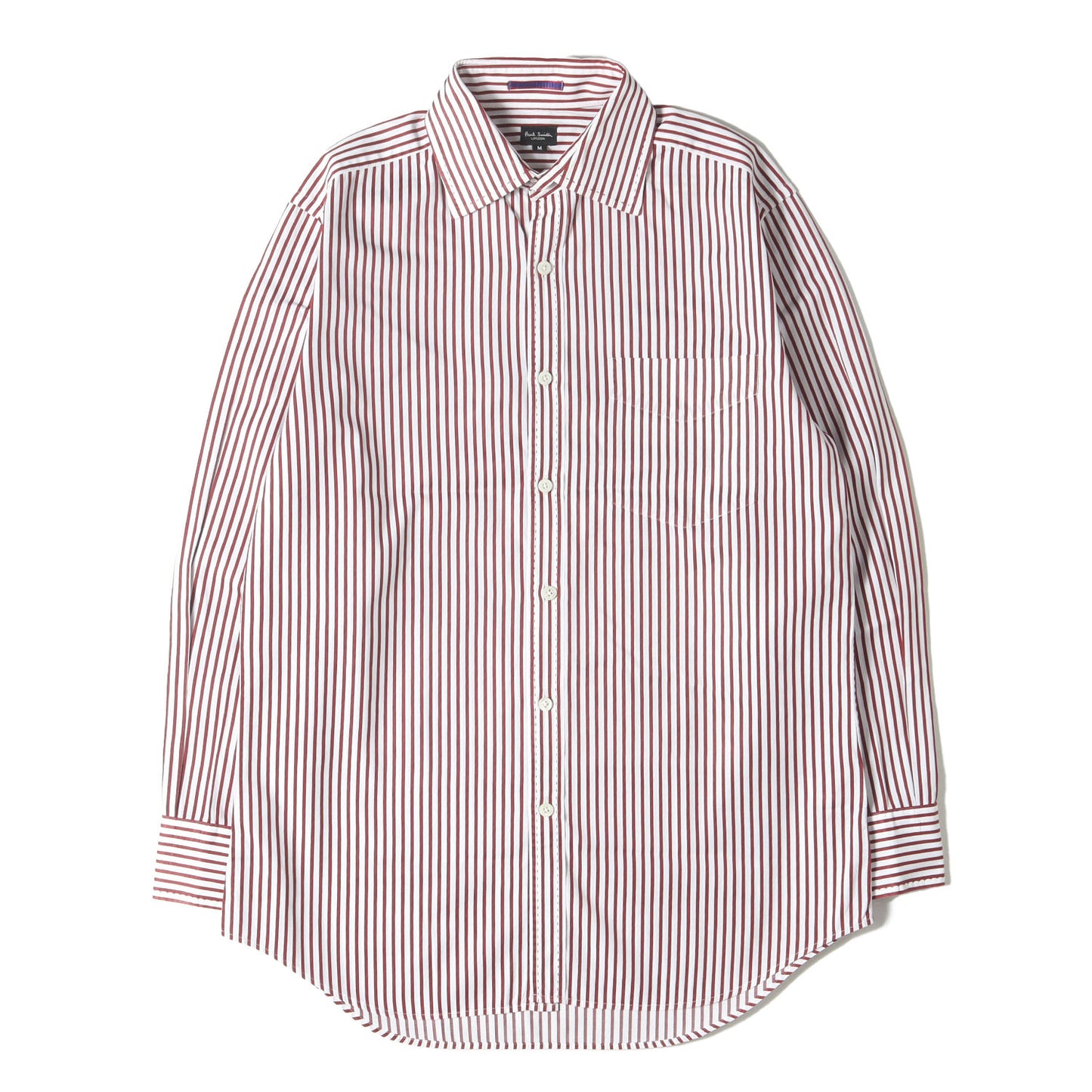 ストライプ ブロード ドレス シャツ (213114 A786E) / コンバーチブルカフス LONDON