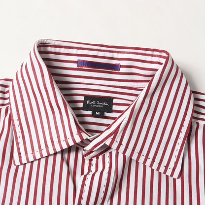 ストライプ ブロード ドレス シャツ (213114 A786E) / コンバーチブルカフス LONDON