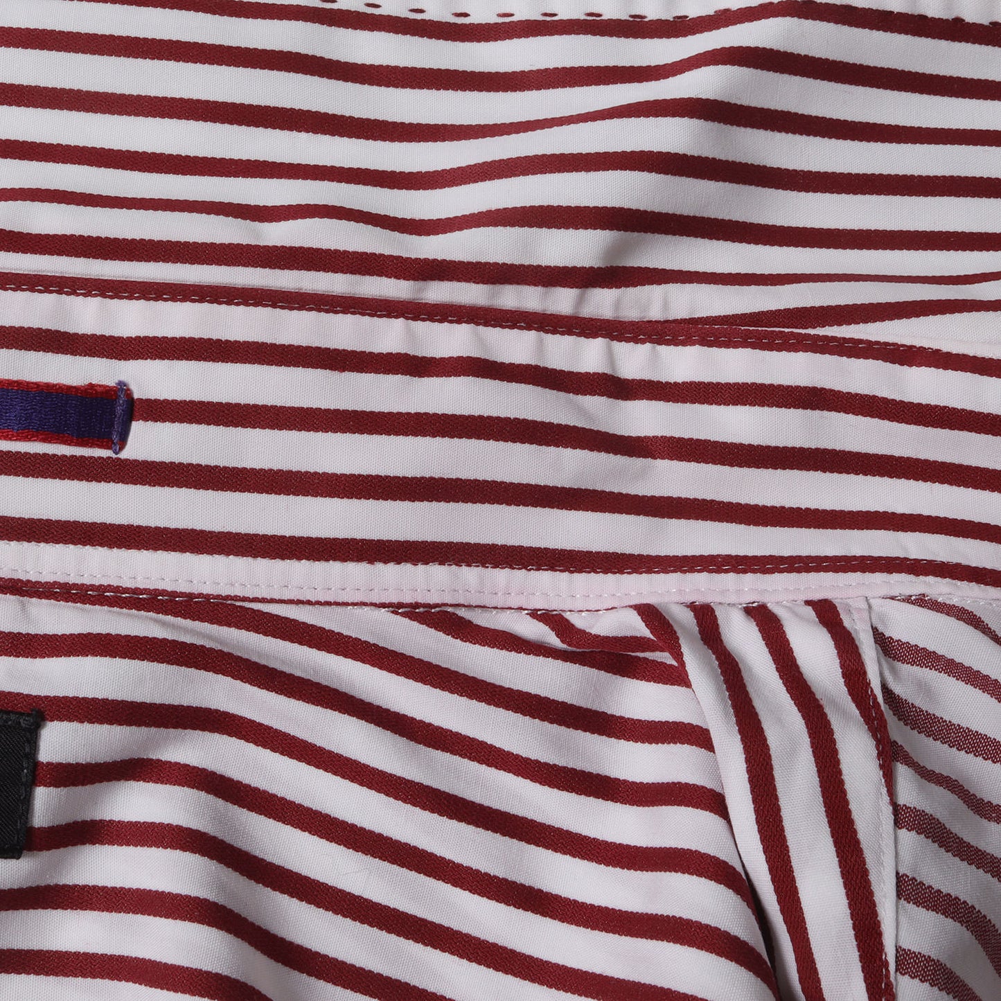 ストライプ ブロード ドレス シャツ (213114 A786E) / コンバーチブルカフス LONDON