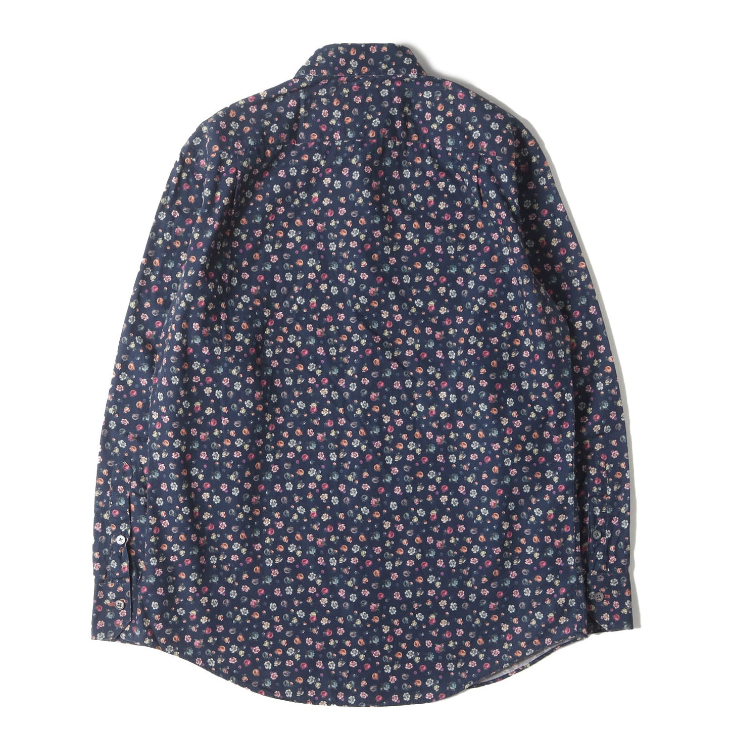 小花柄 ドレス シャツ (183314 916M) / MADE IN JAPAN