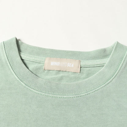 25SS ピグメント加工 ロゴ 刺繍 ポケット Tシャツ (PIGMENT POCKET TEE WDS-0-ESPG-25-Q-CS-01)