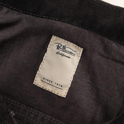 コーデュロイカラー ブラックデニム カバーオール コート (2820400040) / MADE IN JAPAN