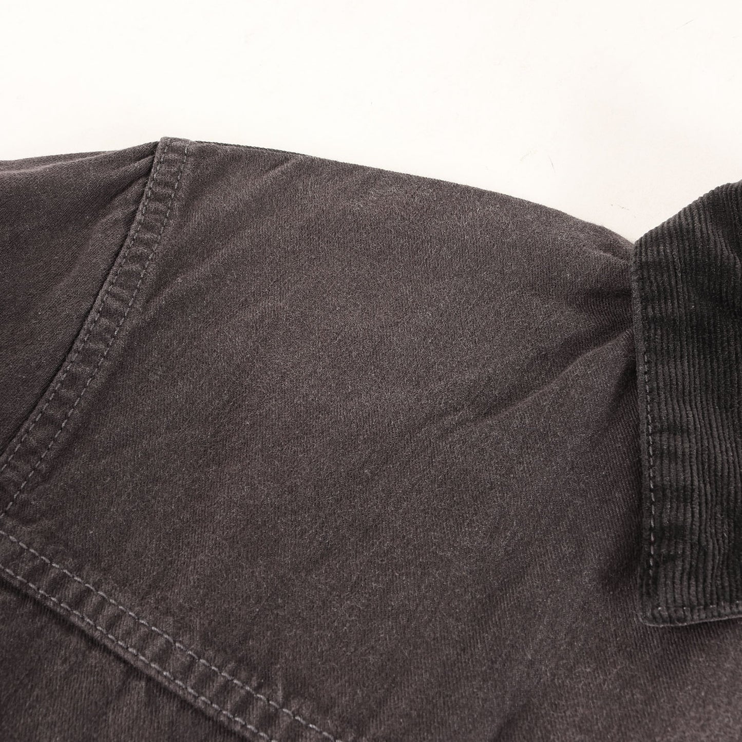 コーデュロイカラー ブラックデニム カバーオール コート (2820400040) / MADE IN JAPAN