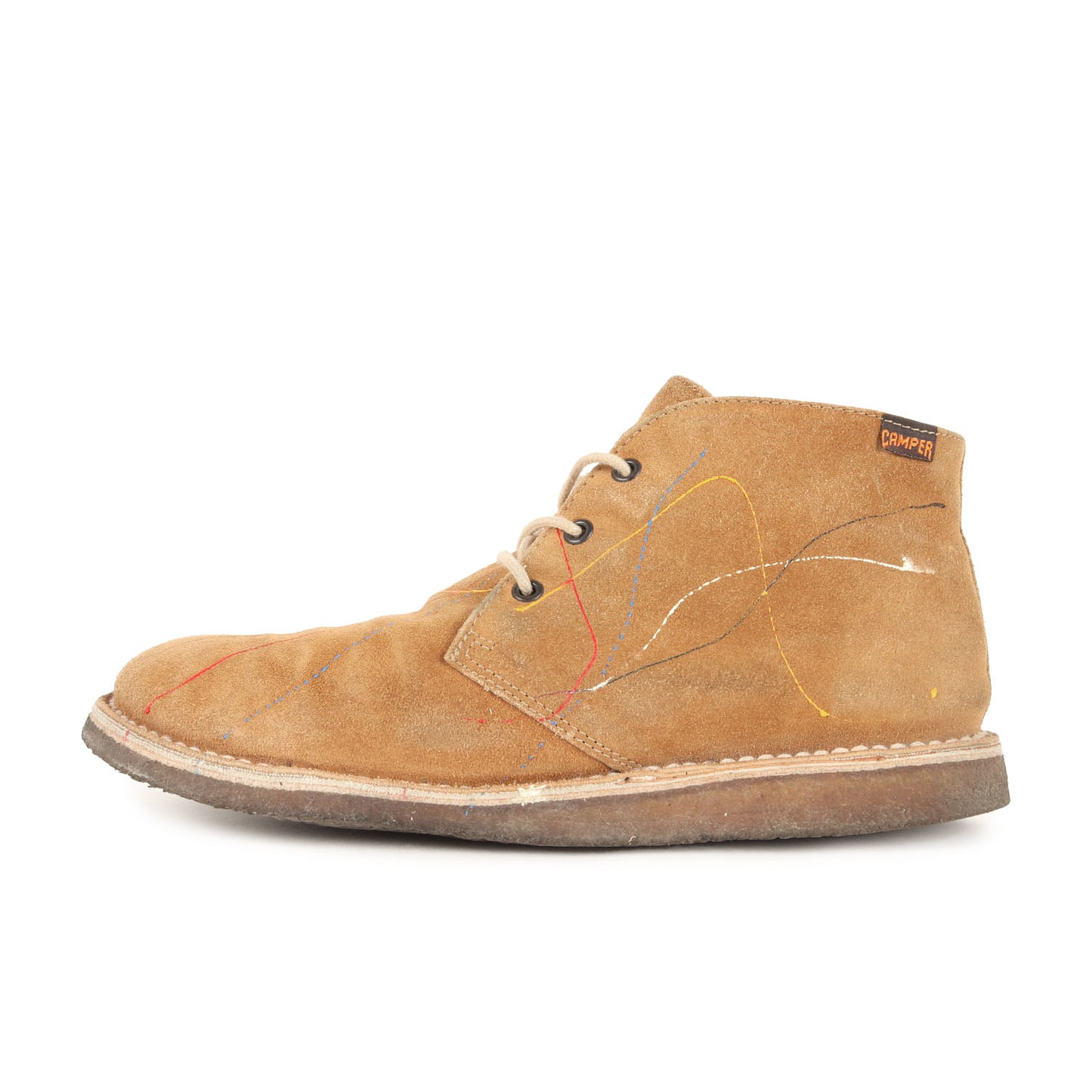 × UNITED ARROWS BEAUTY&YOUTH 別注 ペイント加工 スウェード デザート ブーツ (36523)