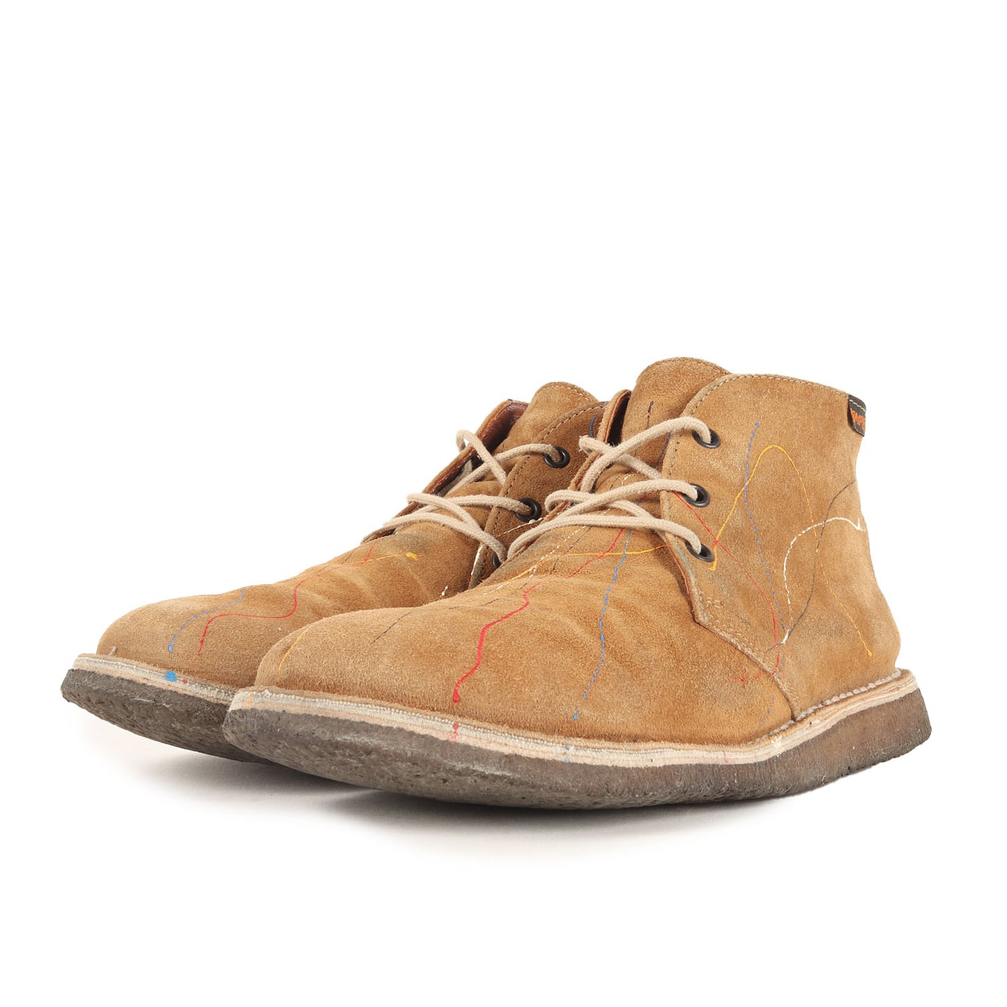 × UNITED ARROWS BEAUTY&YOUTH 別注 ペイント加工 スウェード デザート ブーツ (36523)