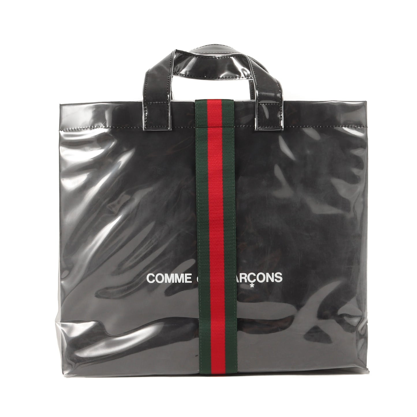 21AW × GUCCI ウェブストライプ ショッパーバッグ (OD-K211) / ブラックペーパー MADE IN JAPAN