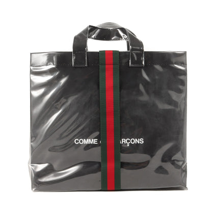 21AW × GUCCI ウェブストライプ ショッパーバッグ (OD-K211) / ブラックペーパー MADE IN JAPAN
