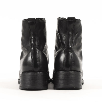 フロントジップ ホースフルグレインレザー ブーツ (PL1)