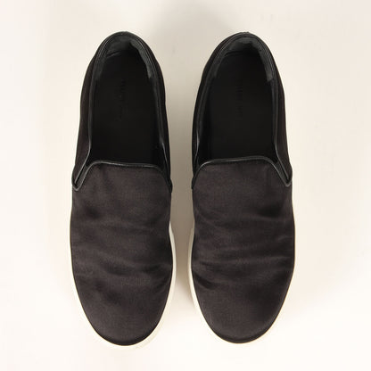 サテン スリッポン スニーカー