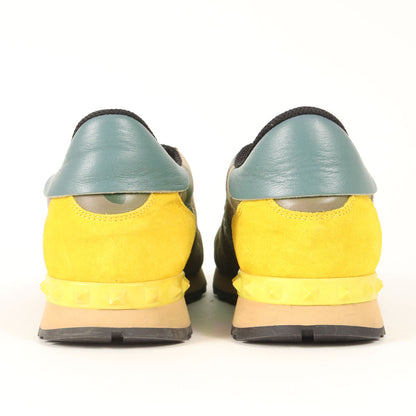 カモ スウェード レザー ローカット スニーカー