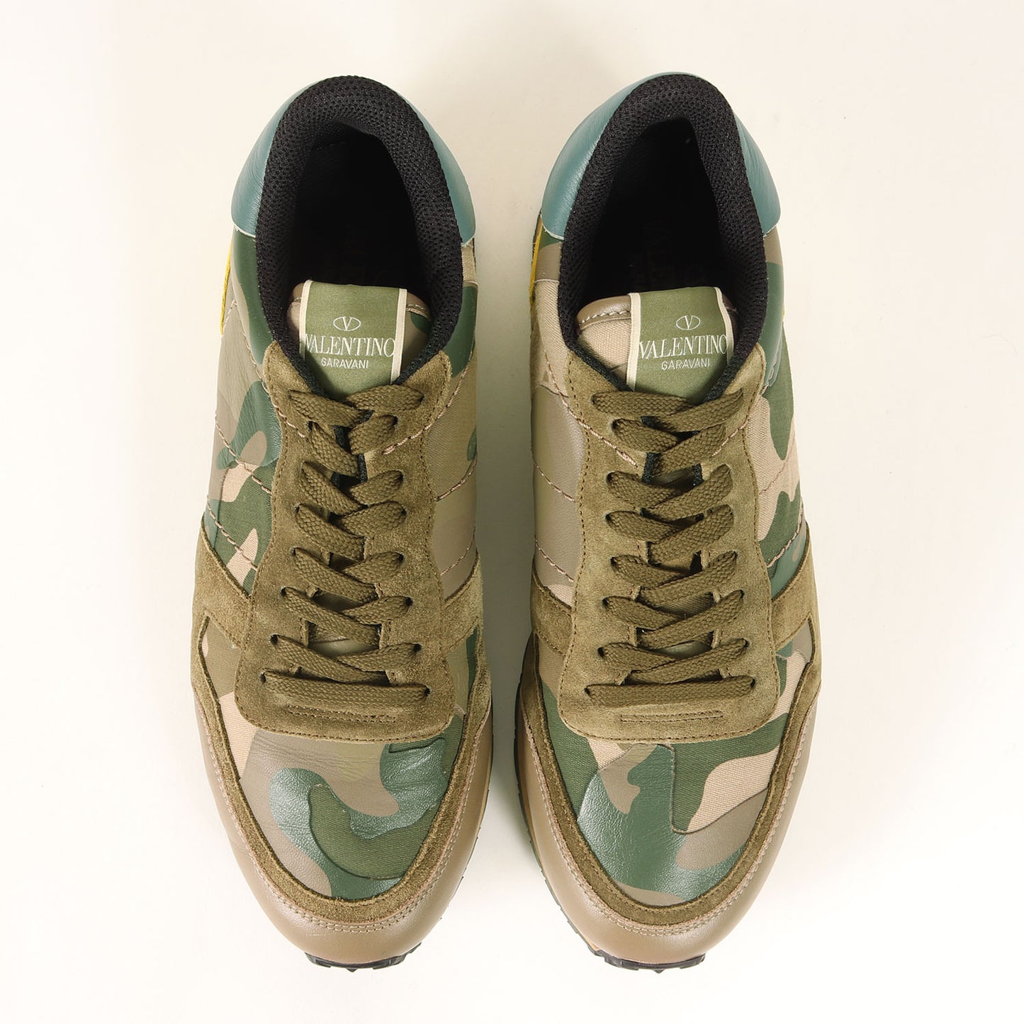 カモ スウェード レザー ローカット スニーカー