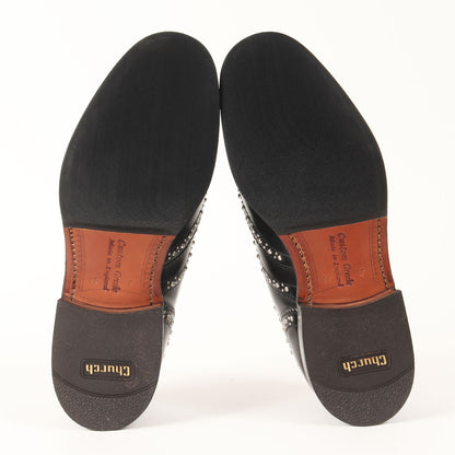 スタッズ メダリオン ウイングチップ レザー ドレス シューズ (BURWOOD S 6993/51)