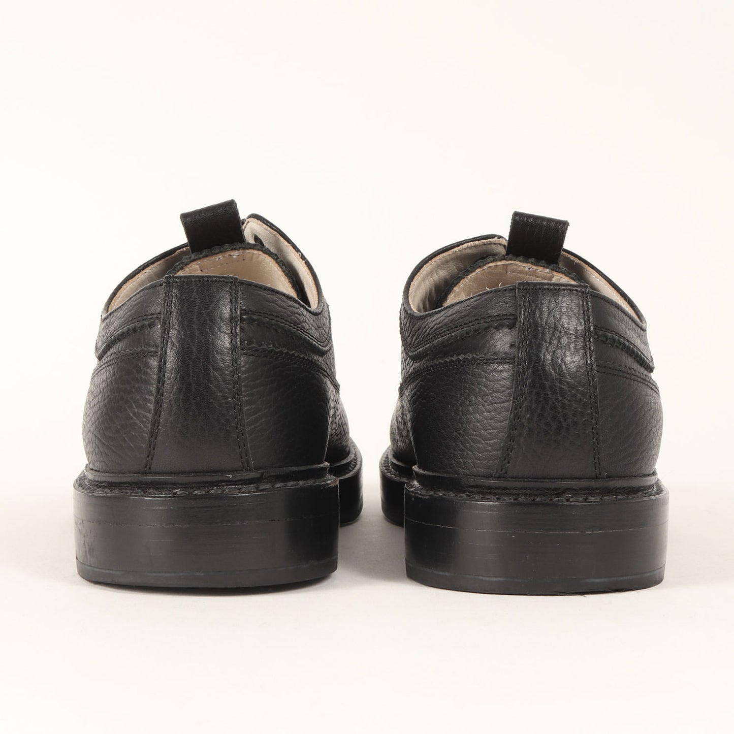 4WAY グレインレザー ウイングチップ ドレス シューズ (Laceless Wingtip Shoes SNS-14A93)