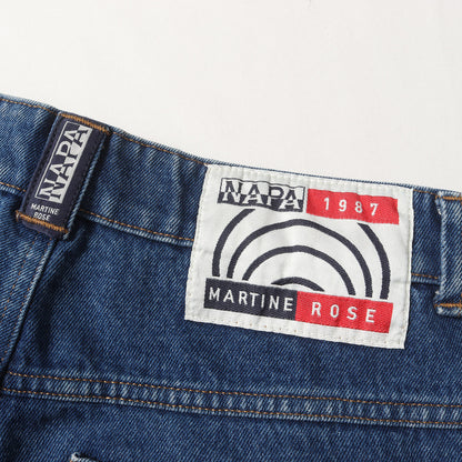 × NAPAPIJRI スリム テーパード デニム パンツ / MADE IN ITALY
