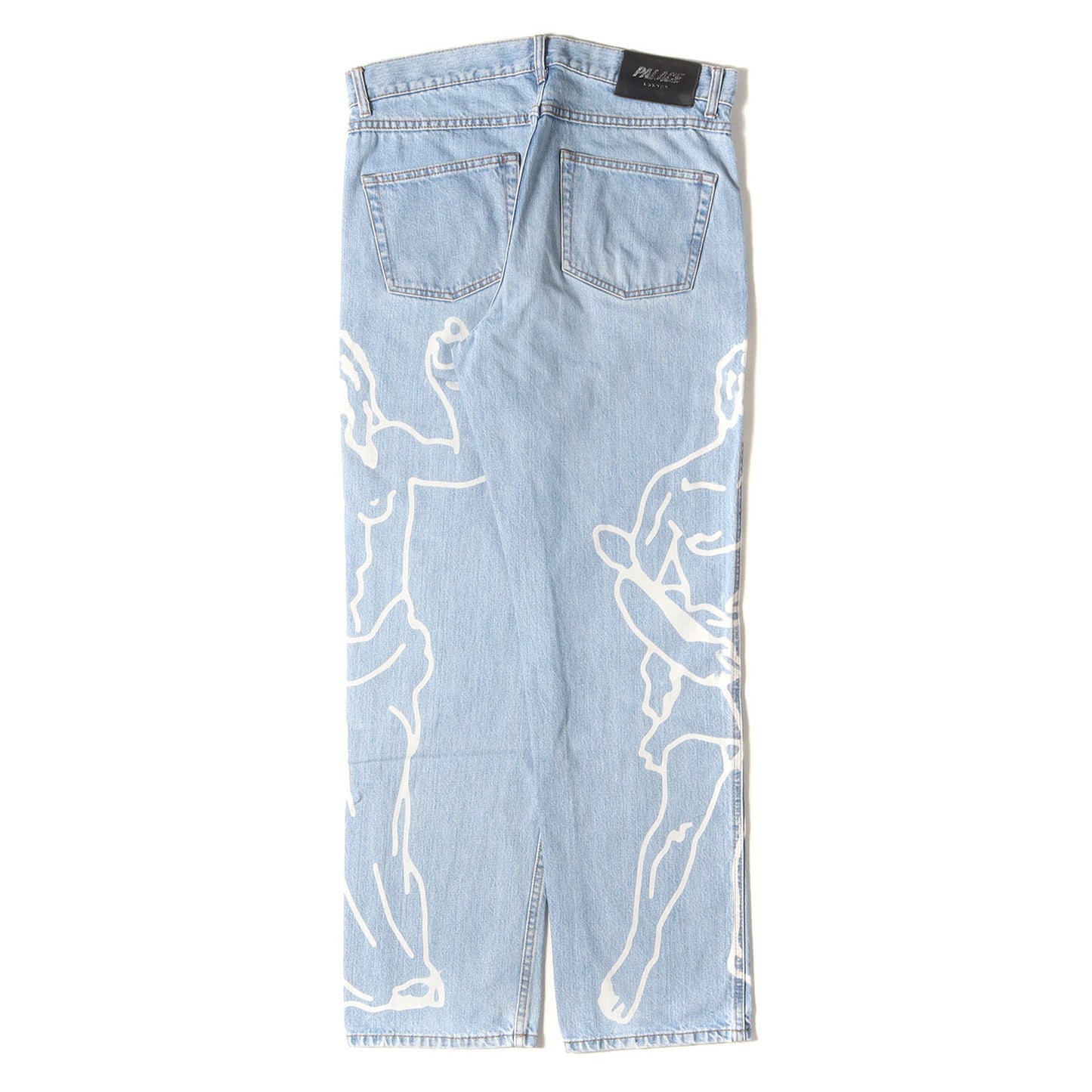 22SS グラフィック 抜染 テーパード デニム パンツ(LONDINIUM JEAN)