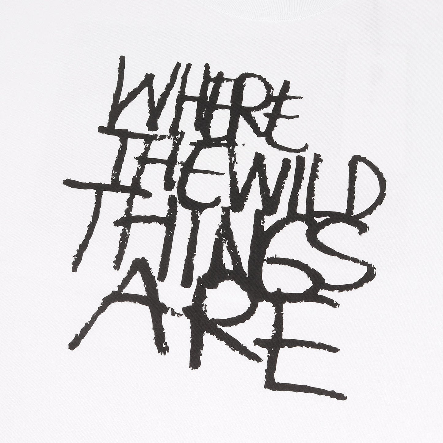 25AW × かいじゅうたちのいるところ グラフィック ロゴ Tシャツ (WHERE THE WILD THINGS ARE T-Shirt 25-01007S)