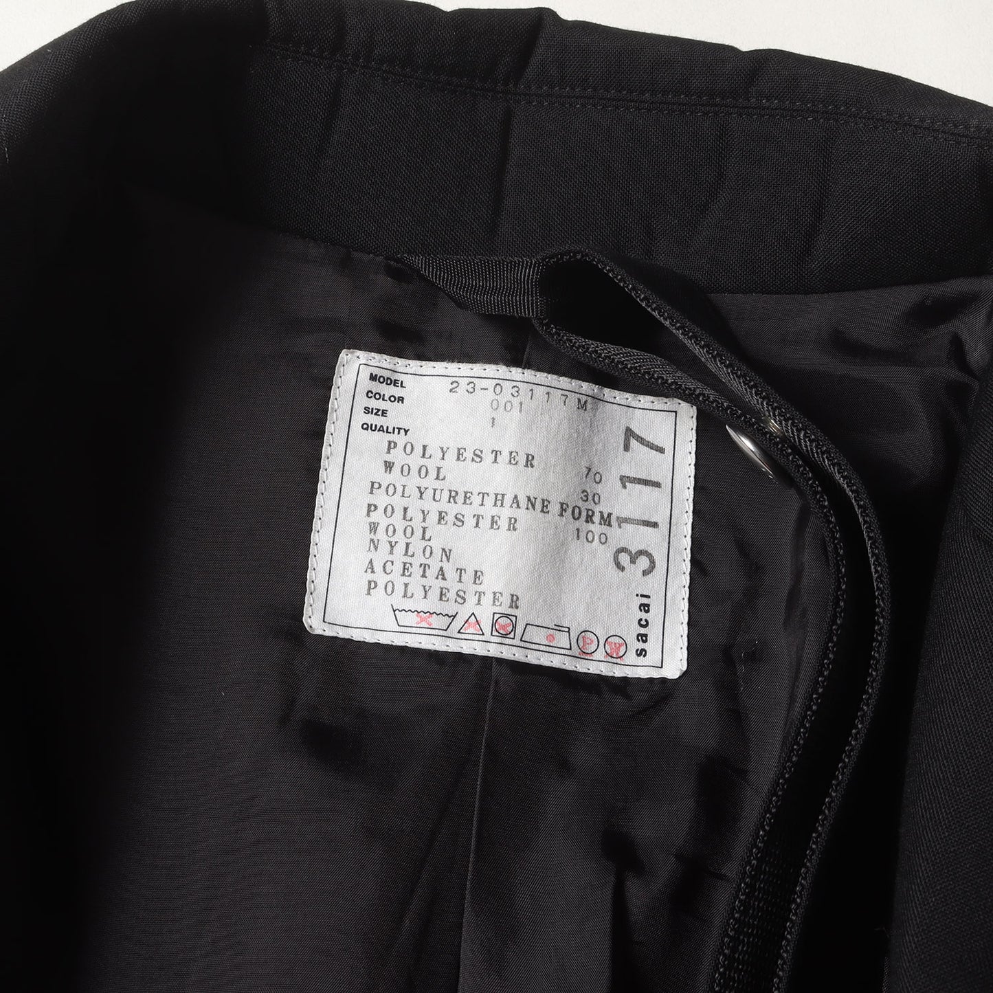 ボンディング チェスター コート (Suiting Bonding Coat 23-03117M)