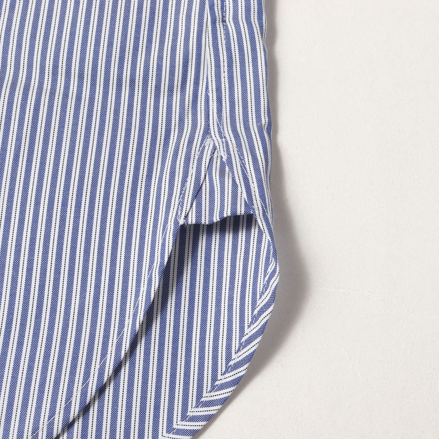 ポニー 刺繍 ストライプ ドレス シャツ