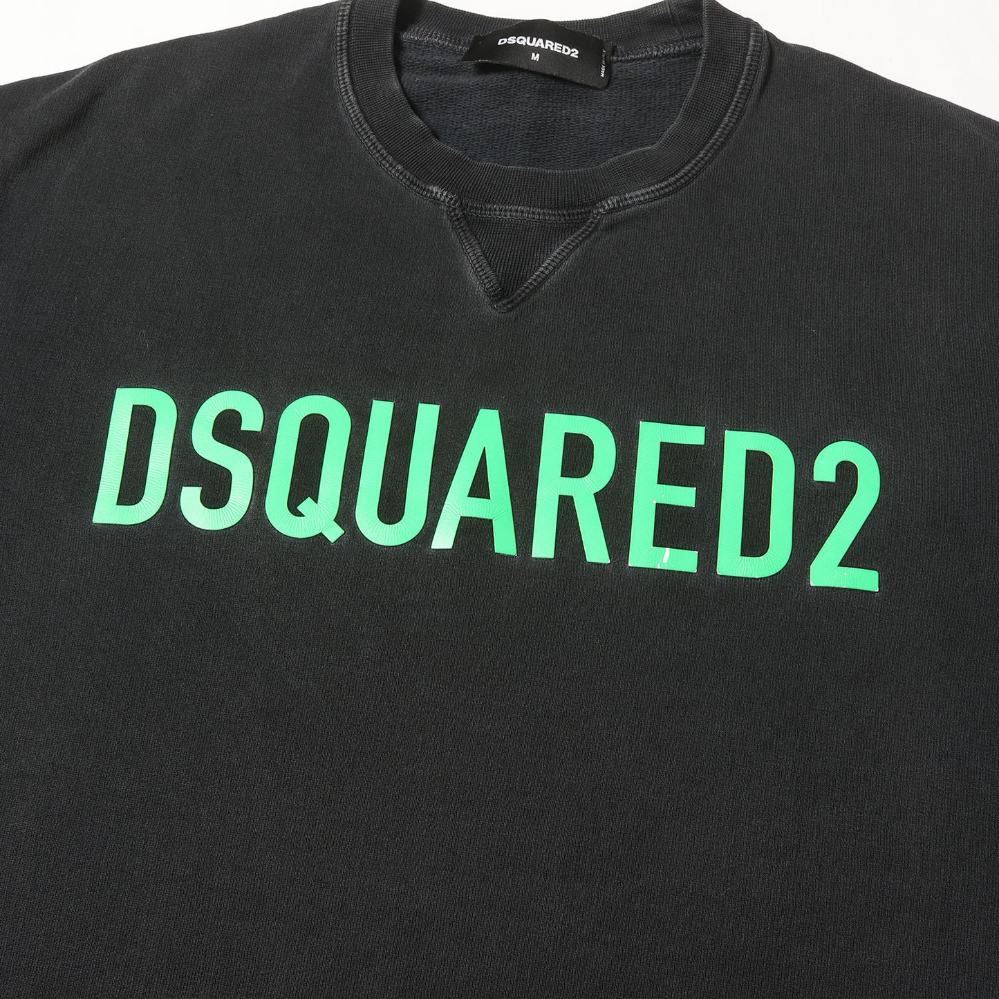 ガーメントダイ加工 ロゴ スウェット トレーナー (S74GU0268 S25030)