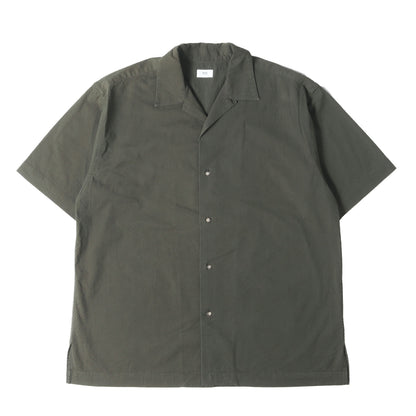 25SS オープンカラー ストレッチ シアサッカー 半袖 シャツ (4120700156)