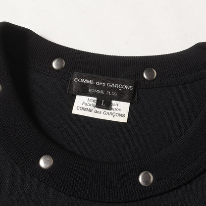 カシメ期 スタッズ ポリ バインダーネック カットソー (PR-T037) / 平和の鎧