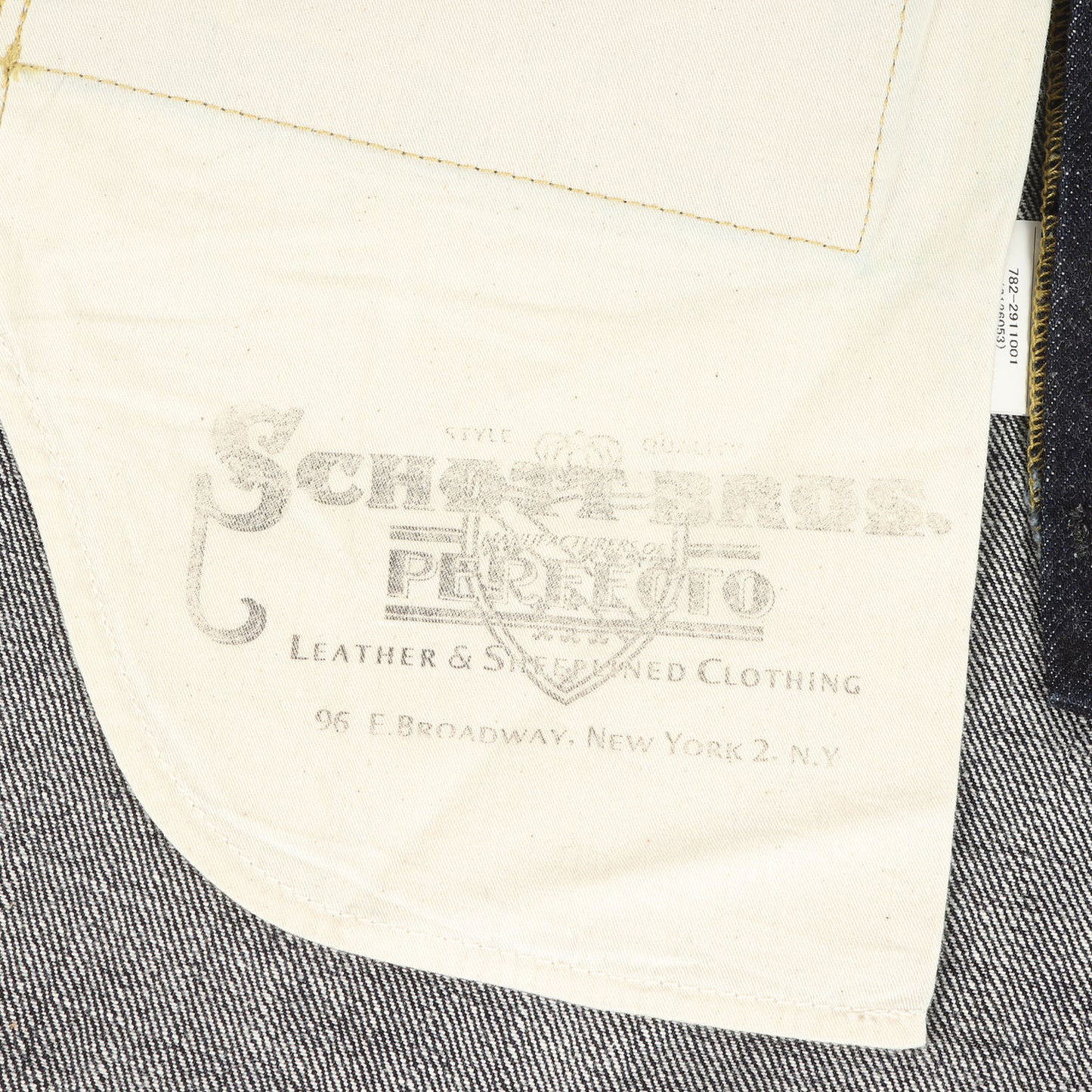 セルビッジ ストレート リジッド デニムパンツ (16OZ. DENIM PANTS 782-2911001)