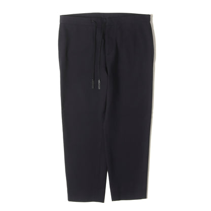 ドローストリング スリム テーパード サマー トロピカル ウール トラウザー スラックス パンツ (S50KA0376 S47325) / ジッパーフライ