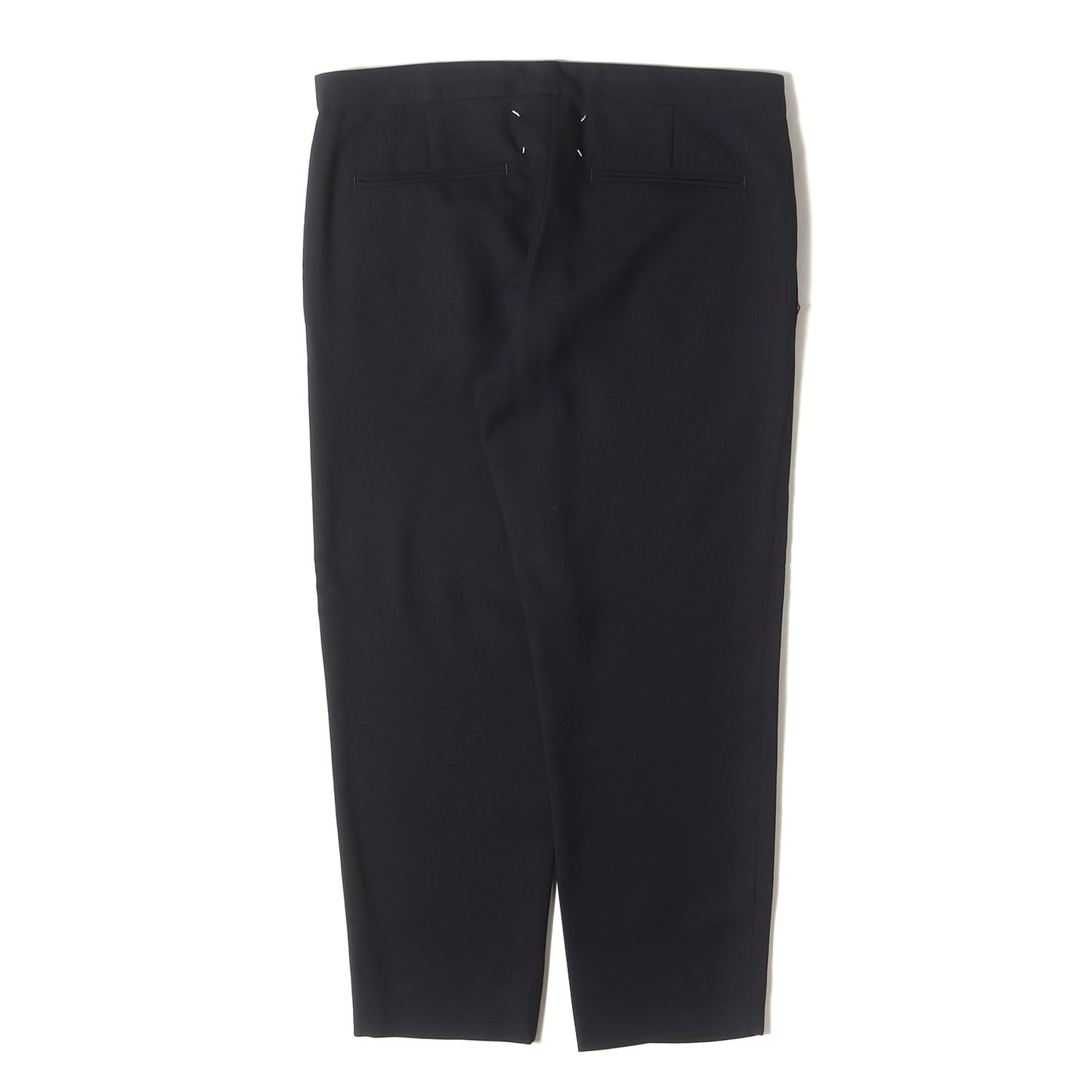 ドローストリング スリム テーパード サマー トロピカル ウール トラウザー スラックス パンツ (S50KA0376 S47325) / ジッパーフライ