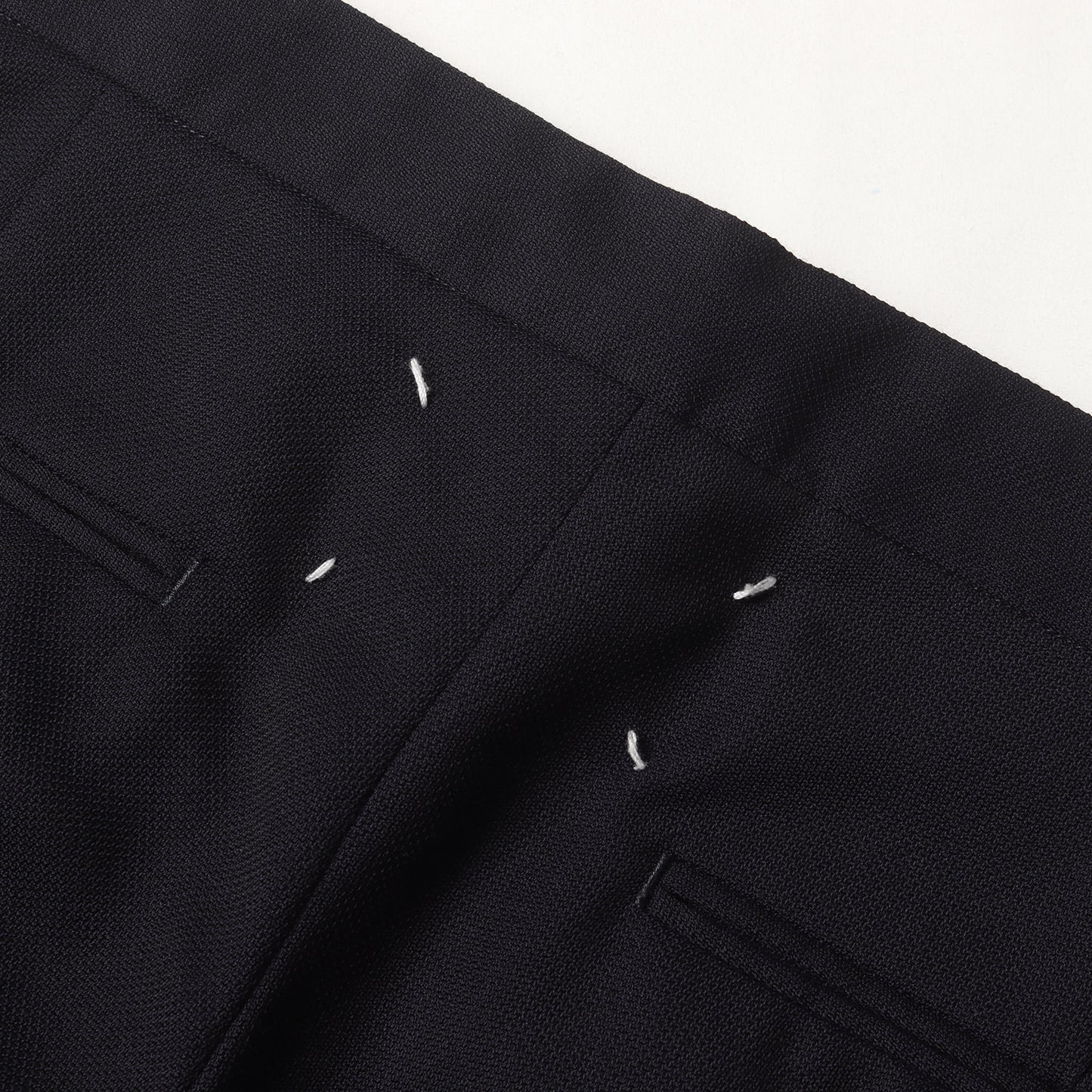 ドローストリング スリム テーパード サマー トロピカル ウール トラウザー スラックス パンツ (S50KA0376 S47325) / ジッパーフライ