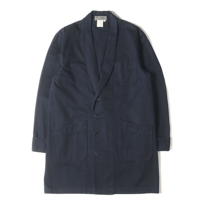 90s - 00s ショールカラー ソフトツイル コート / POUR HOMME