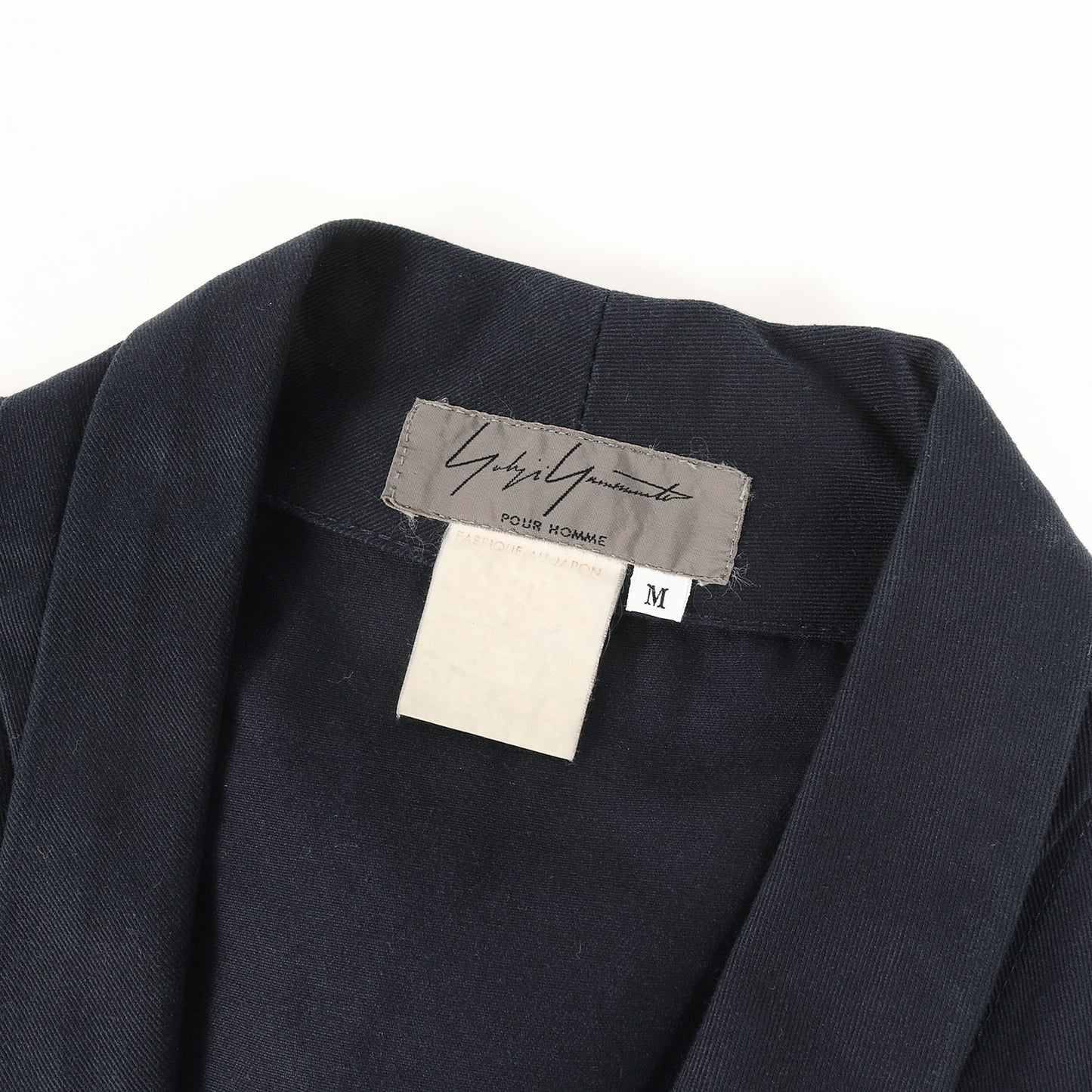 90s - 00s ショールカラー ソフトツイル コート / POUR HOMME