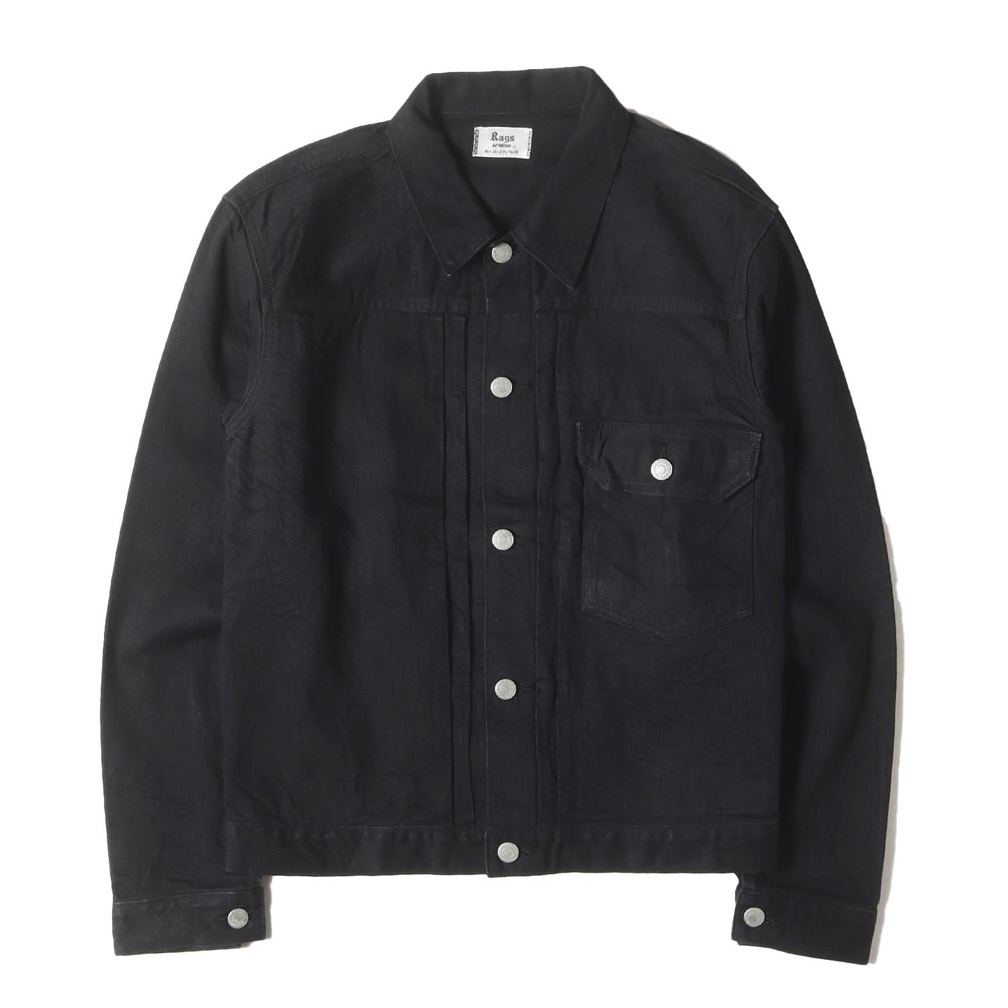 1st タイプ ブラックデニム トラッカー ジャケット (211116104)