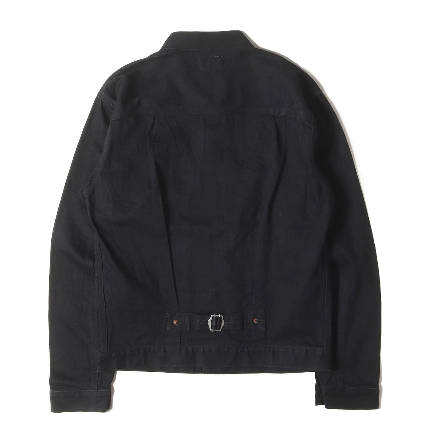 1st タイプ ブラックデニム トラッカー ジャケット (211116104)