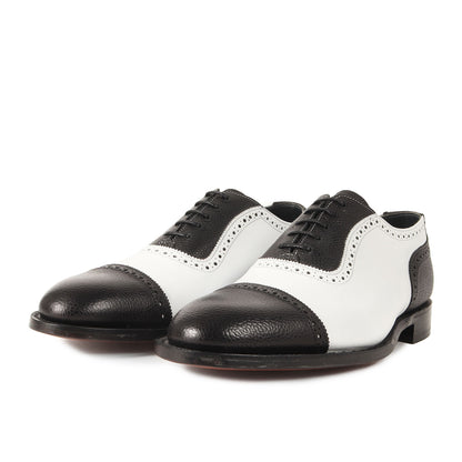 25SS × Tricker's ツートーン ウイングチップ レザー オックスフォード ドレス シューズ (WO-K103)