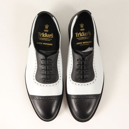 25SS × Tricker's ツートーン ウイングチップ レザー オックスフォード ドレス シューズ (WO-K103)