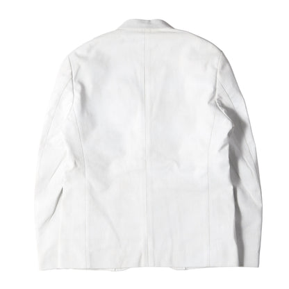 25SS ペイント コーティング加工 デニム 段返り3B ブレザー (Coated Denim Jacket WO-J016)