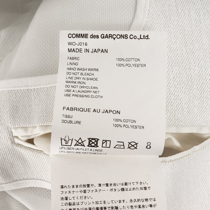 25SS ペイント コーティング加工 デニム 段返り3B ブレザー (Coated Denim Jacket WO-J016)