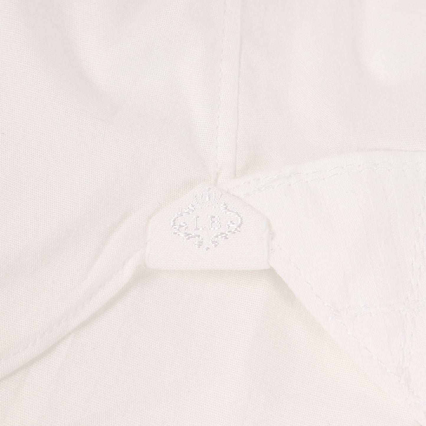 25SS × LUIGI BORRELLI カスタマイズ パッチワーク 刺繍 ストレッチ ブロード ドレス シャツ (PATCHWORK SHIRT WO-B002)