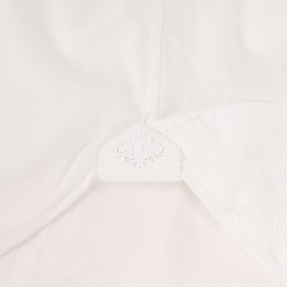 25SS × LUIGI BORRELLI カスタマイズ パッチワーク 刺繍 ストレッチ ブロード ドレス シャツ (PATCHWORK SHIRT WO-B002)