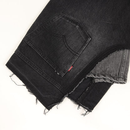 25SS × Levi's 解体 再構築 反転 フレア デニム パンツ (DECONSTRUCTION FLARE DENIM PANTS WO-P218)