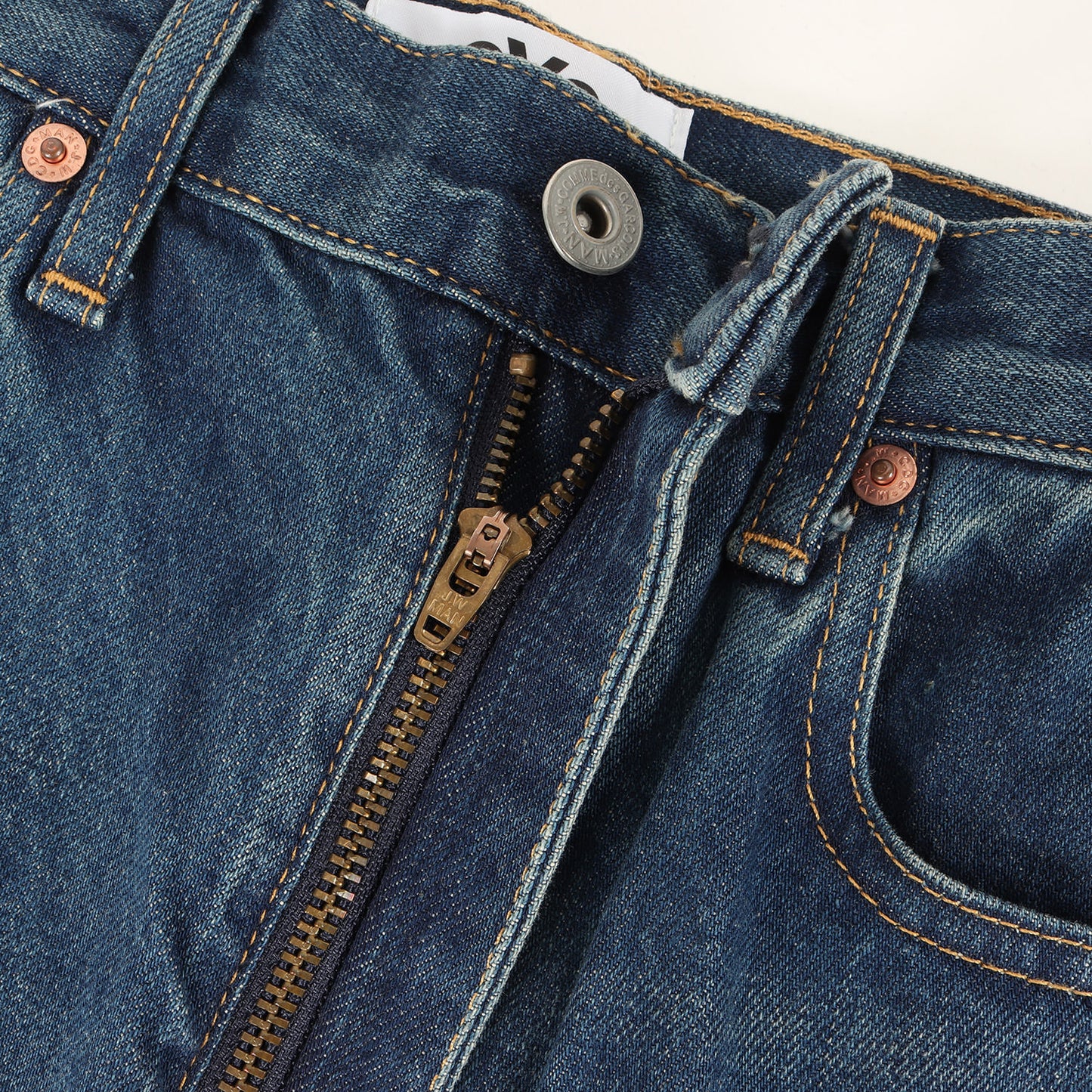 25SS × BOB MARLEY 抜染 フレア デニム パンツ (BOB MARLEY Denim Pants WO-P919) / ジッパーフライ