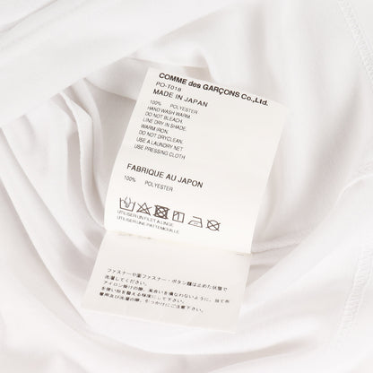 25SS ポケッタブル ジップポケット バインダーネック ポリ Tシャツ (PO-T018)