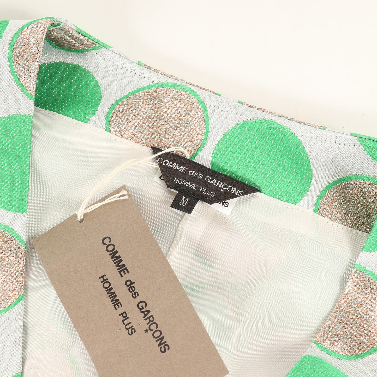 25SS ポルカドット ジャガード ポリ テールコート ベスト (PO-V002)