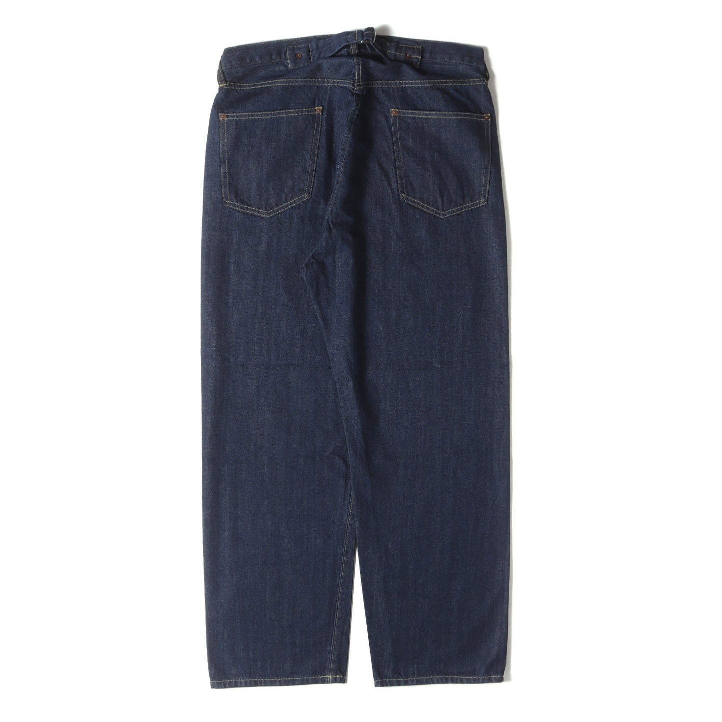 25AW ウォッシュ加工 ワイド デニム パンツ (No.22 Washed Wide Denim Pants 25AAP-04-17) / ボタンフライ