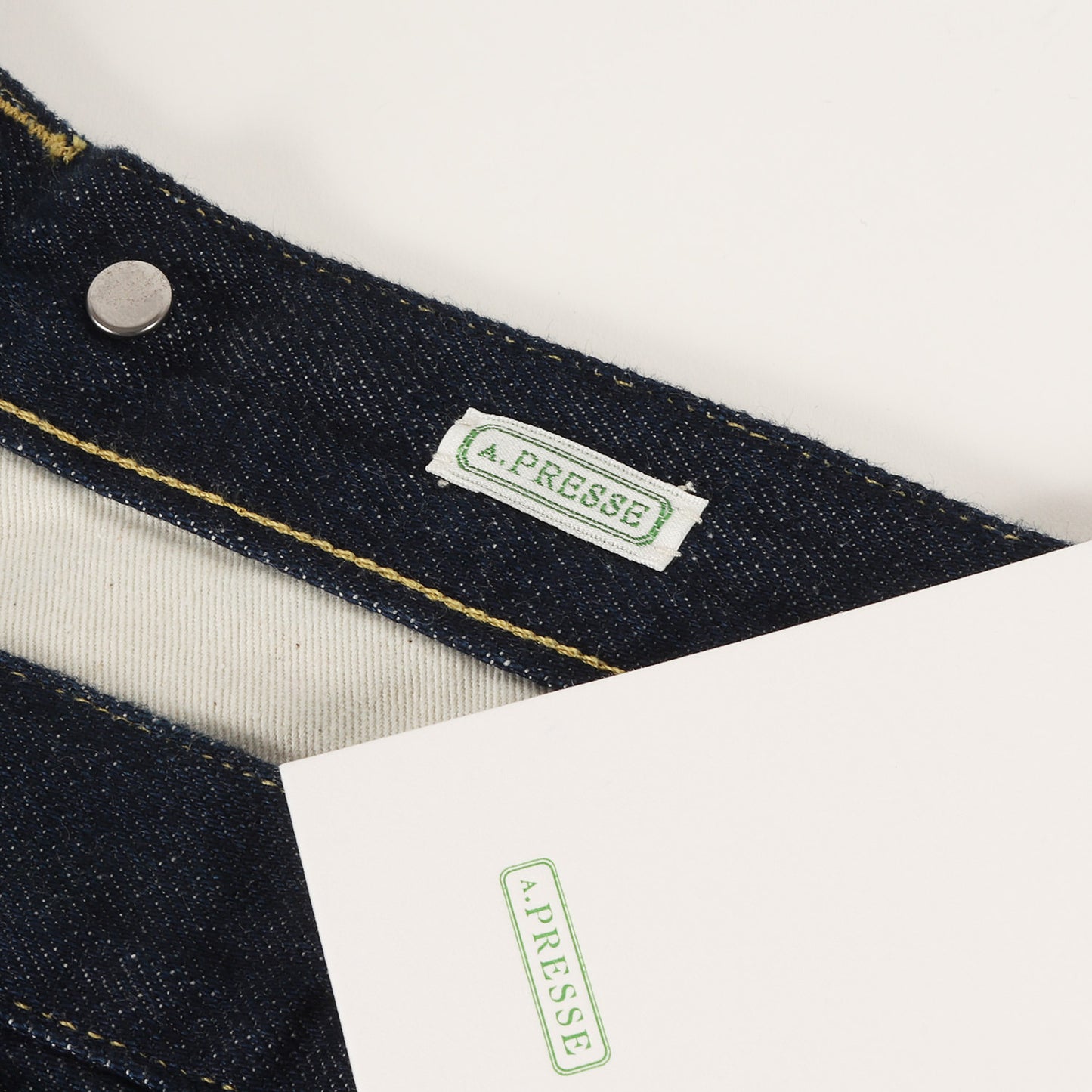 25AW ウォッシュ加工 ワイド デニム パンツ (No.22 Washed Wide Denim Pants 25AAP-04-17) / ボタンフライ
