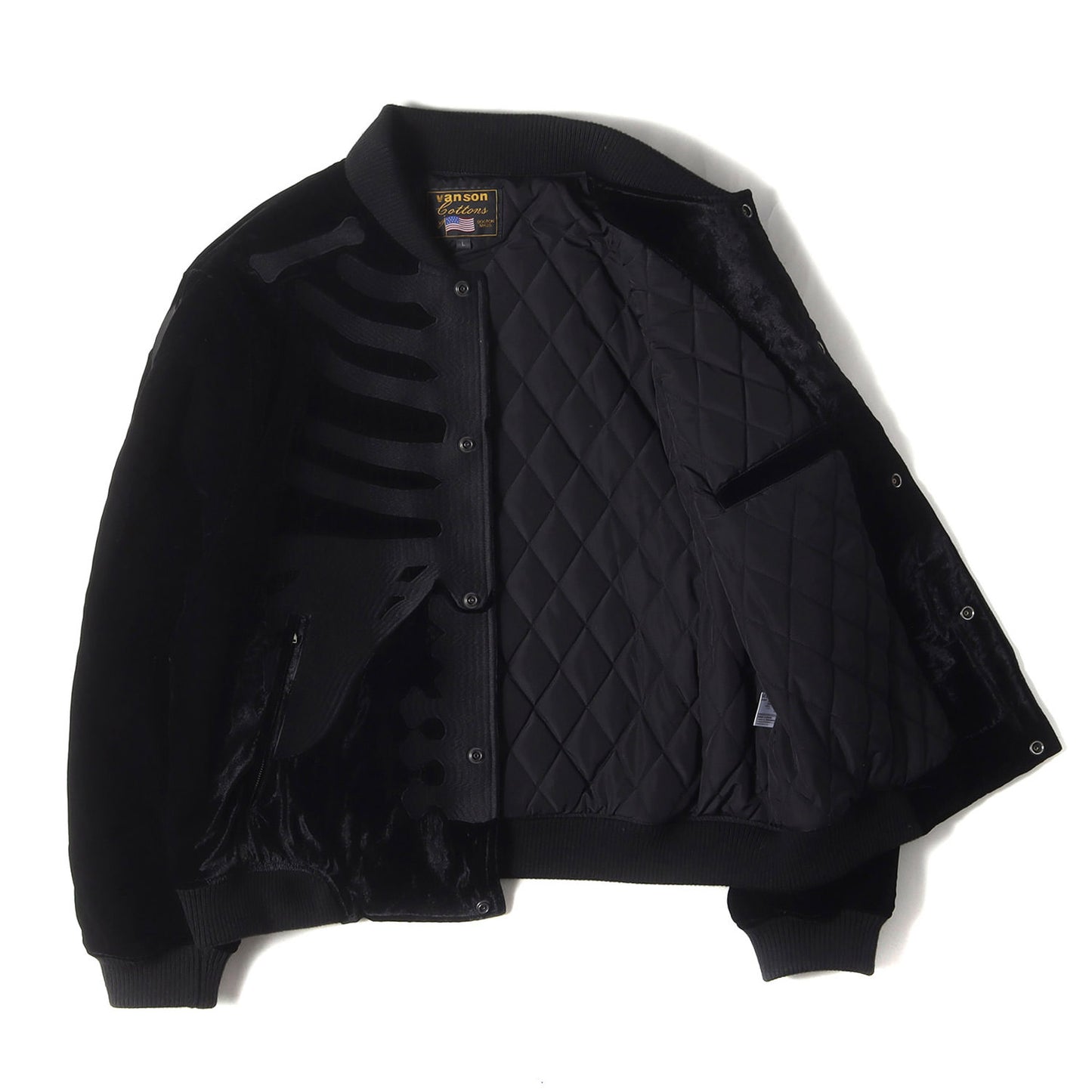 25SS 50周年記念 別珍 ボーン 刺繍 ボンバー ジャケット (50th Anniv. Bomber Jacket)