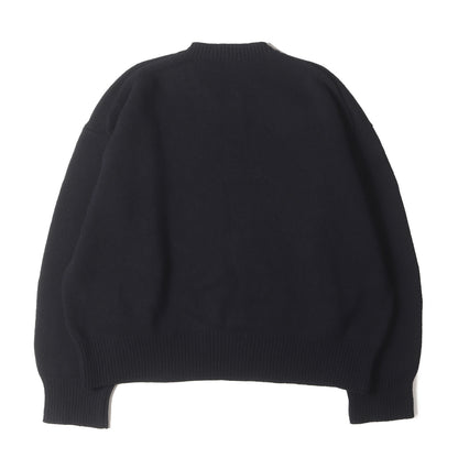 オブロング ウールナイロン ニット (CREW NECK OBLONG SWEATER KAIKO-18-060)